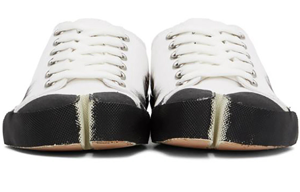 Maison Margiela Tabi Low 'Paint Splash - Black White'