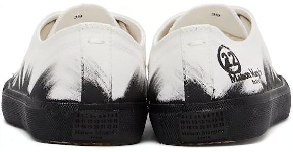 メゾン マルジェラ タビ ロー "ペイントスプラッシュ - ブラックホワイト" S37WS0495P3719H8327 Purchase メゾン マルジェラ タビ ロー "ペイントスプラッシュ - ブラックホワイト" S37WS0495P3719H8327