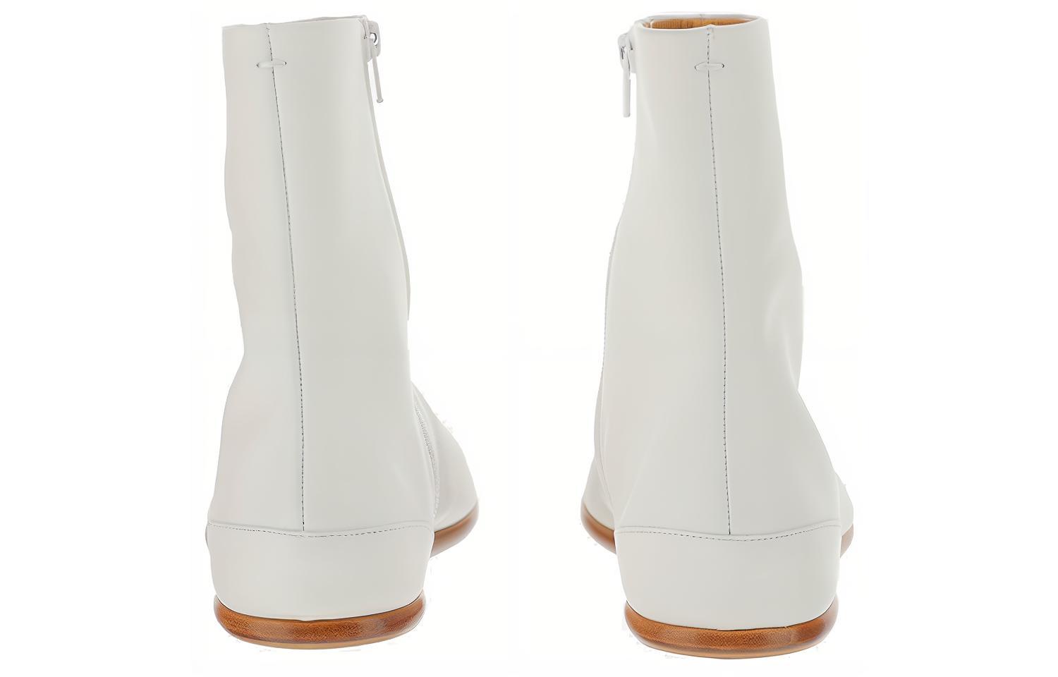 Shop Maison Margiela Tabi Low 'White' S57WU0134PR516H8554