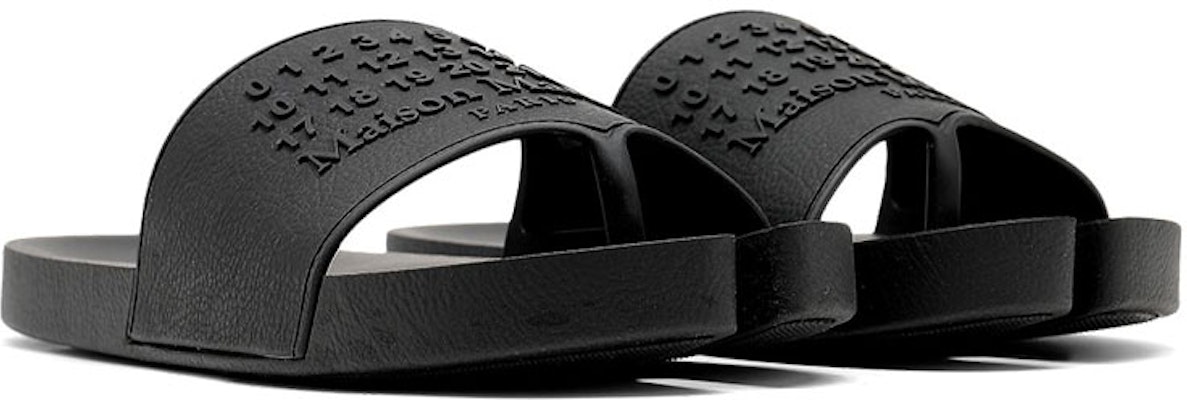 Maison Margiela Tabi Pool Slide 'Black Raven' Sandal Kolam. S57WX0075-P4027-T8008 Lookbook Maison Margiela Tabi Pool Slide 'Black Raven' Sandal Kolam. S57WX0075-P4027-T8008