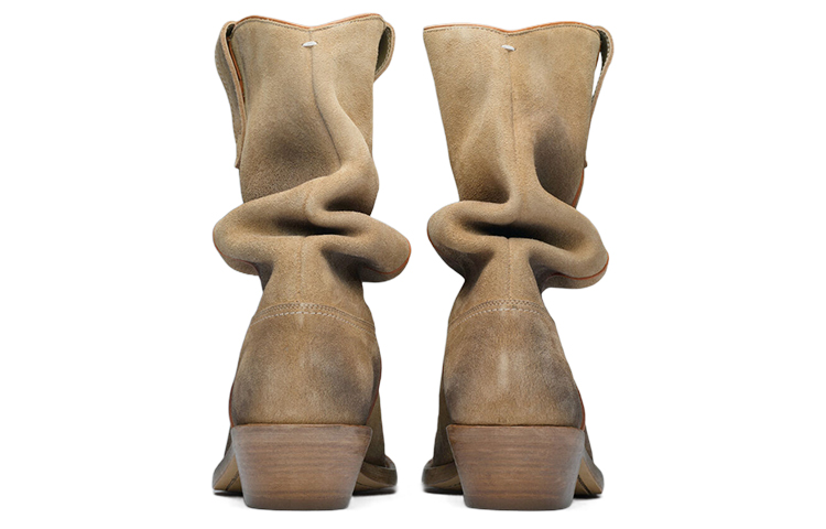 Shop Maison Margiela Tabi 西部靴 '米色' S97WW0060-P4350-T2279