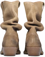 Shop Maison Margiela Tabi 西部靴 '米色' S97WW0060-P4350-T2279