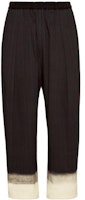 Maison Margiela Trompe L'oeil Pinstripe Relaxed Fit Trousers Black Pants. S50KA0632M35006-001S Maison Margiela Trompe L'oeil Pinstripe Relaxed Fit Trousers Black Pants. S50KA0632M35006-001S