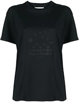 Maison Margiela Unisex Black Graphic Logo Print Short Sleeve T-Shirt S51GC0522S20079861 Maison Margiela Unisex Black Graphic Logo Print Short Sleeve T-Shirt S51GC0522S20079861