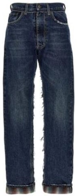 梅森·马吉拉 男女长款标志水洗蓝色牛仔裤 S67LA0031STZ092-962 Order 梅森·马吉拉 男女长款标志水洗蓝色牛仔裤 S67LA0031STZ092-962