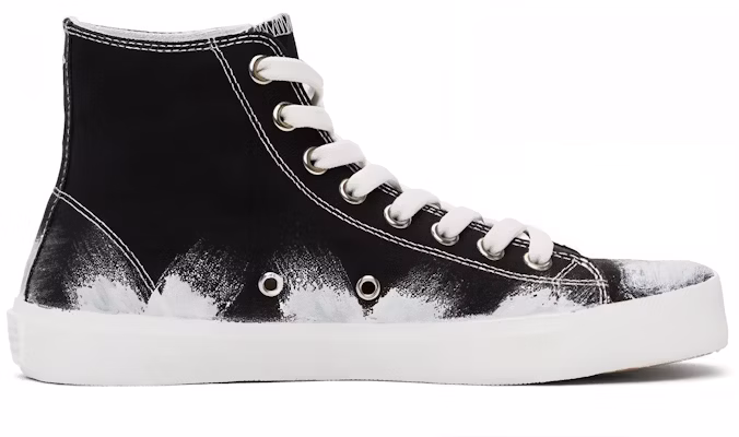 Maison Margiela Vandal Tabi Canvas High 'Black Paint Brush' S57WS0348-P3719-H8328 Order Maison Margiela Vandal Tabi Canvas High 'Black Paint Brush' S57WS0348-P3719-H8328