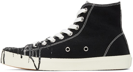 メゾン マルジェラ タビ キャンバス ハイ "ブラックスピル" S57WS0348-P2347-T8013 Buy メゾン マルジェラ タビ キャンバス ハイ "ブラックスピル" S57WS0348-P2347-T8013