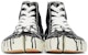 Maison Margiela Vandal Tabi Canvas Tinggi 'Black Spill' S57WS0348-P2347-T8013