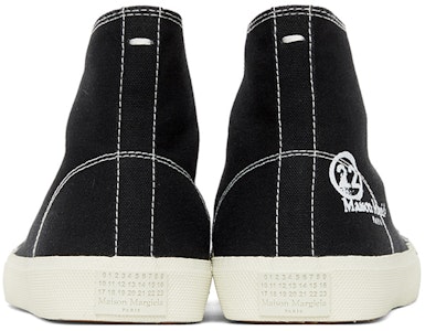 メゾン マルジェラ タビ キャンバス ハイ "ブラックスピル" S57WS0348-P2347-T8013 Shop メゾン マルジェラ タビ キャンバス ハイ "ブラックスピル" S57WS0348-P2347-T8013