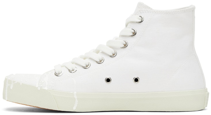 Maison Margiela Vandal Tabi Canvas High 'White Spill' S57WS0348-P2347-T1003 Buy Maison Margiela Vandal Tabi Canvas High 'White Spill' S57WS0348-P2347-T1003