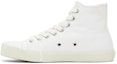 Buy Maison Margiela Vandal Tabi Kanvas Tinggi 'Tumpahan Putih' S57WS0348-P2347-T1003