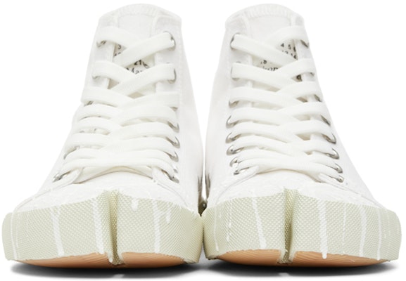 Maison Margiela Vandal Tabi Canvas High 'White Spill' S57WS0348-P2347-T1003 Lookbook Maison Margiela Vandal Tabi Canvas High 'White Spill' S57WS0348-P2347-T1003