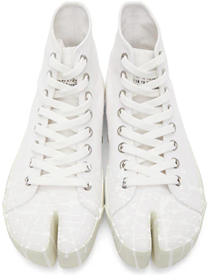 Maison Margiela Vandal Tabi Canvas High ''Bianco Spill'' S57WS0348-P2347-T1003 Purchase Maison Margiela Vandal Tabi Canvas High ''Bianco Spill'' S57WS0348-P2347-T1003