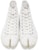Maison Margiela Vandal Tabi Kanvas Tinggi 'Tumpahan Putih' S57WS0348-P2347-T1003