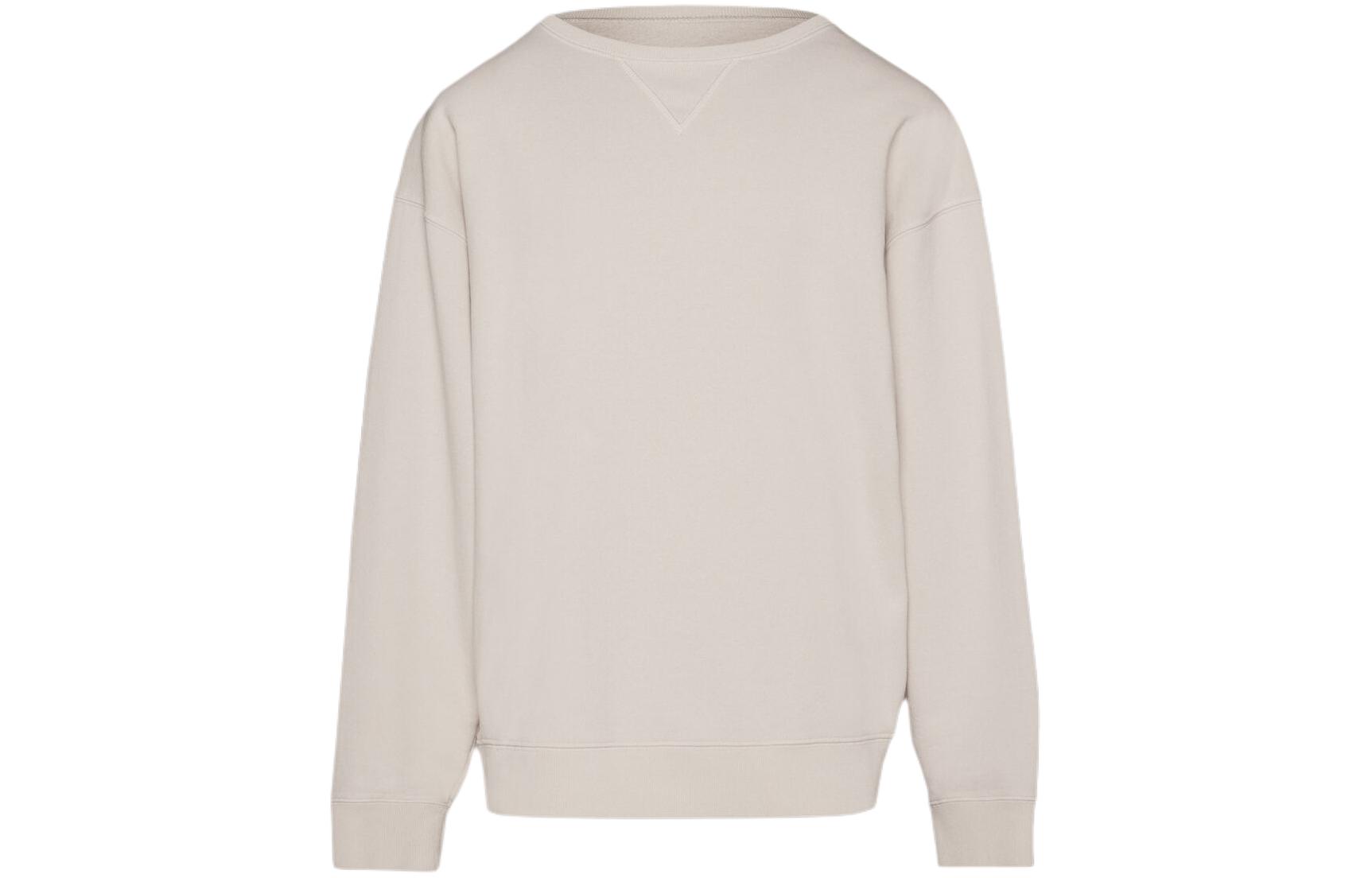 Maison Margiela White Crewneck Pullover Long Sleeve Sweatshirt S52HA0272S18158