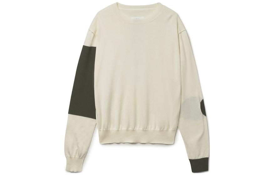 Maison Margiela White Logo Print Sweatshirt Unisex S51GU0106S25322100