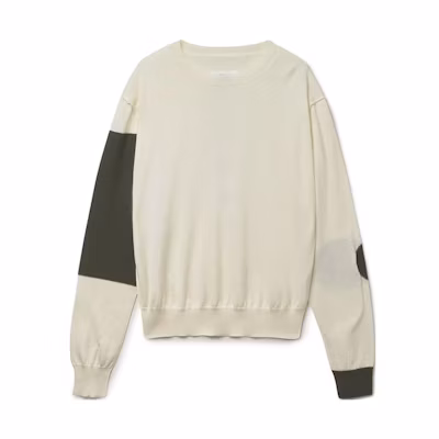 Maison Margiela White Logo Print Sweatshirt Unisex S51GU0106S25322100