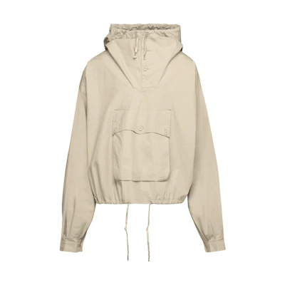 Maison Margiela White Solid Pocket Hooded Sports Jacket S50AM0597S60505730