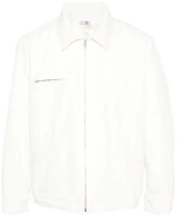 Maison Margiela White Zip-Up Jacket with Collar and Pockets S78548SH0AM0004102 Maison Margiela White Zip-Up Jacket with Collar and Pockets S78548SH0AM0004102