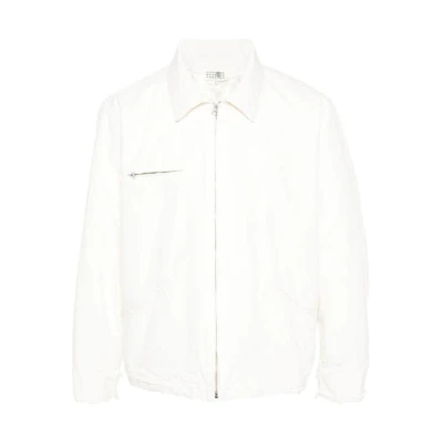 Maison Margiela Wool Herringbone Single-Breasted Jacket Black Outerwear S50BN0521S60307900