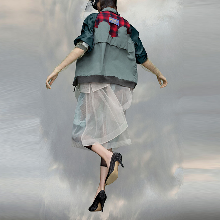 Maison Margiela Pendleton FW23 Colorblock Bomber Jacket Unisex Green S67AM0056S78035614 圖 4