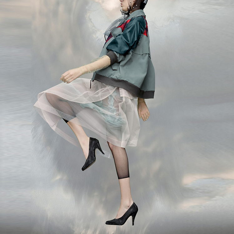 Maison Margiela Pendleton FW23 Colorblock Bomber Jacket Unisex Green S67AM0056S78035614 圖 5