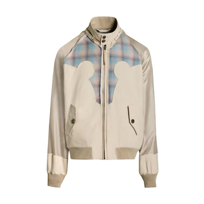 Maison Margiela Pendleton FW23 Plaid High-Collar Casual Jacket Unisex Brown. S67AM0056S54455-115