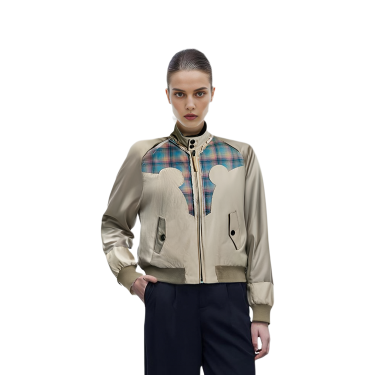 Cheap Maison Margiela x Pendleton FW23 格纹高领休闲外套 男女款 棕色. S67AM0056S54455-115