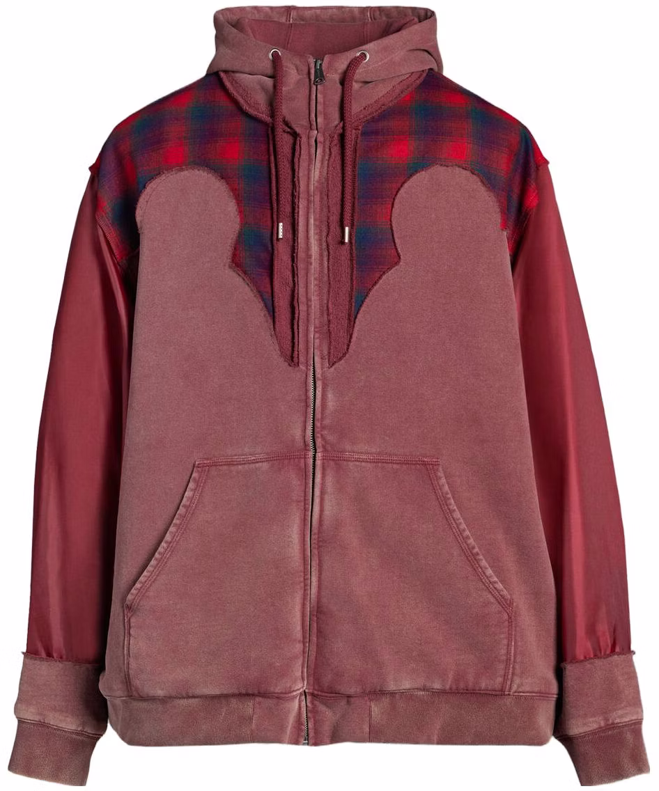 maison-margiela-x-pendleton-fw-23-plaid-zip-hoodie-unisex-bordeaux-red-s67-hg-0022-s25570228