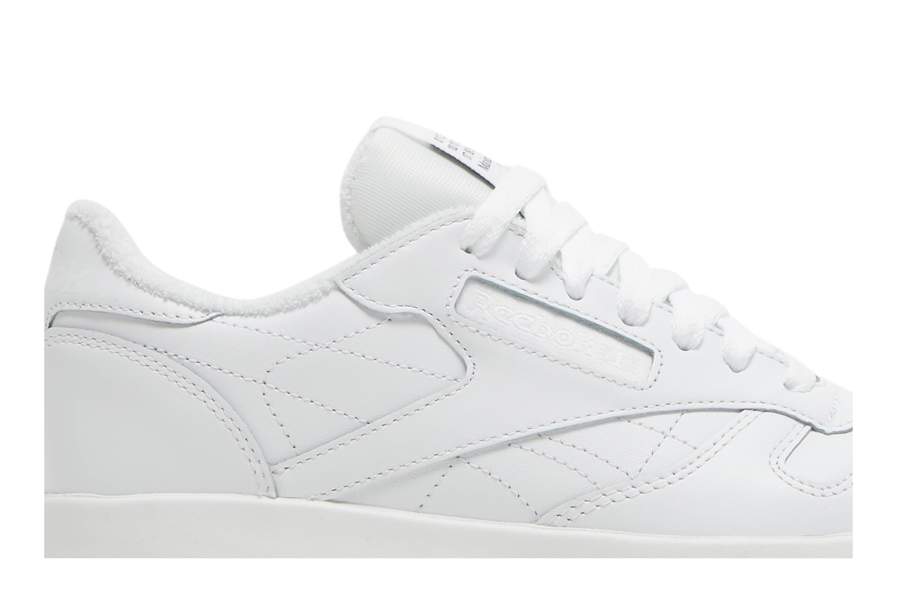 (W) Maison Margiela Reebok Classic Leather Tabi 'White' 圖 2