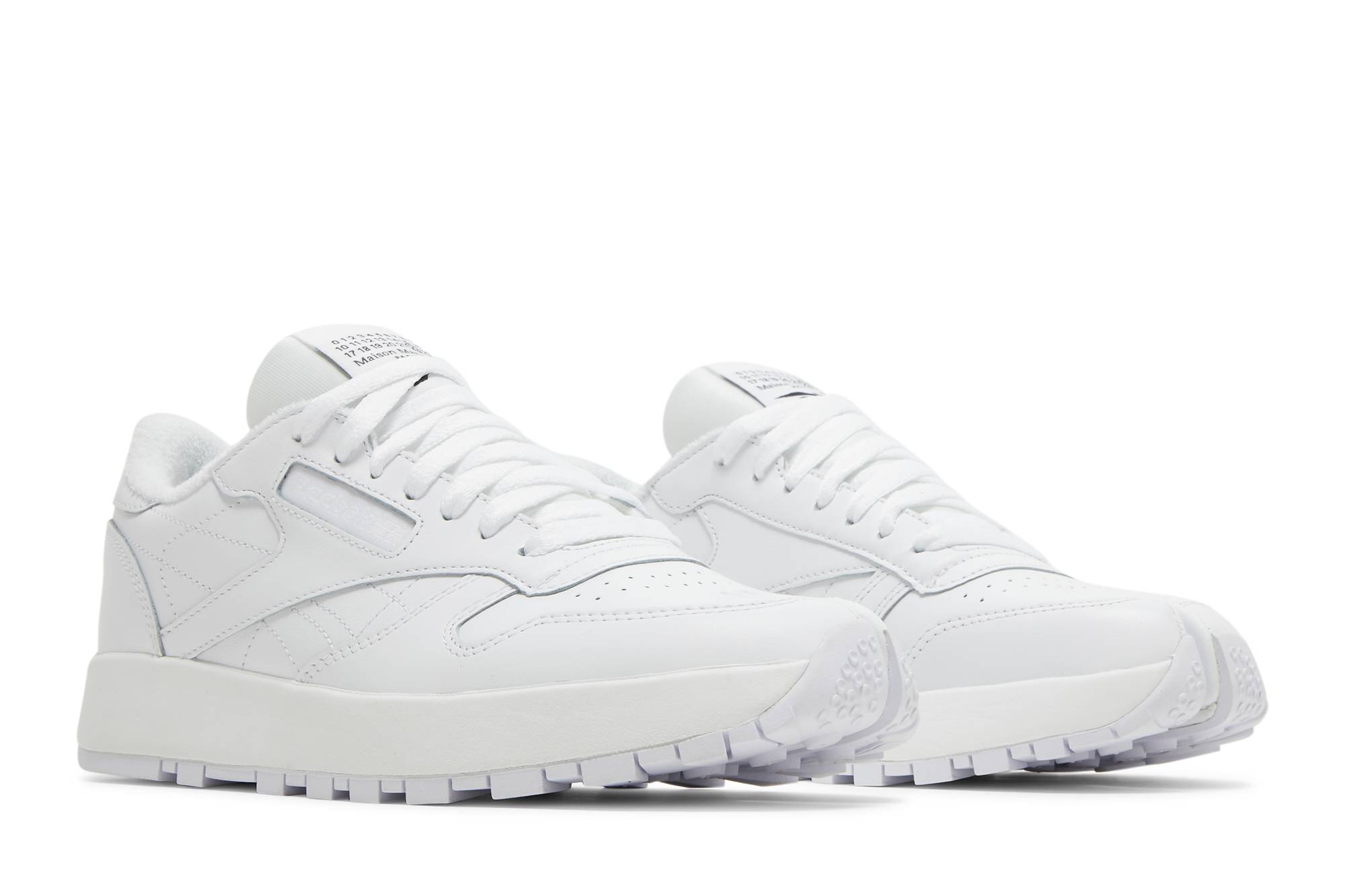 (W) Maison Margiela Reebok Classic Leather Tabi 'White' 圖 8