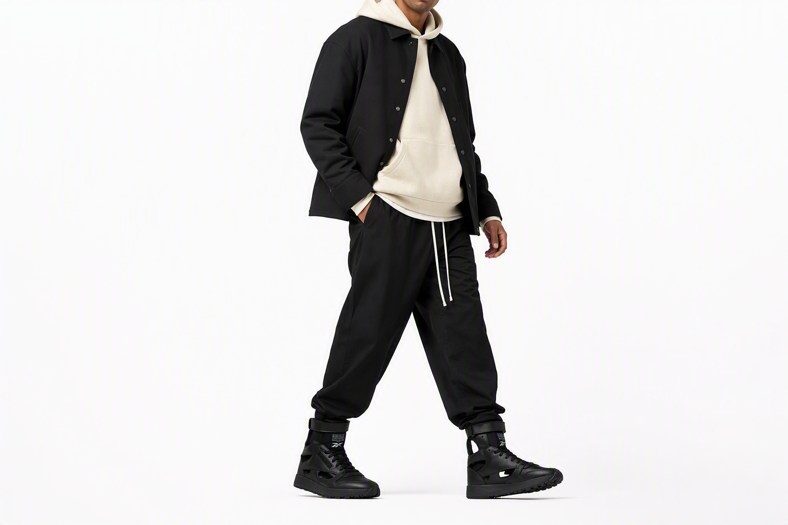 Order Maison Margiela x Reebok 经典皮革 Tabi 高帮「黑色」 GX5041