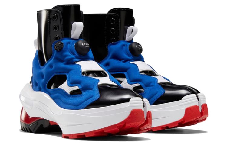 Shop Maison Margiela x Reebok InstaPump Fury Tabi ''Noir Vector Bleu'' FZ0839