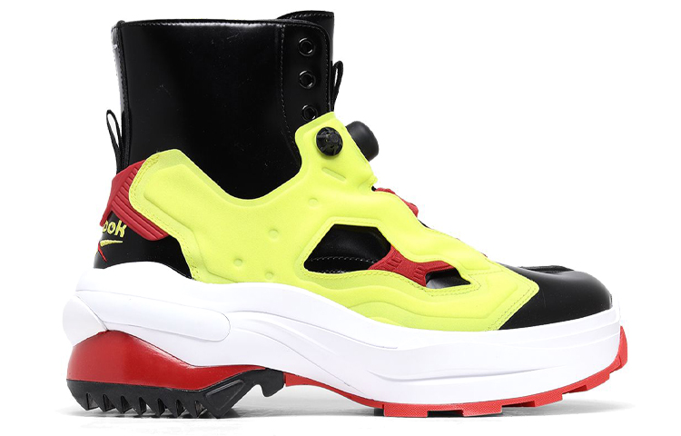 Order Reebok x Maison Margiela Tabi Instapump Fury Lo 聯名款 耐磨防滑 高幫運動鞋 黃色拼接