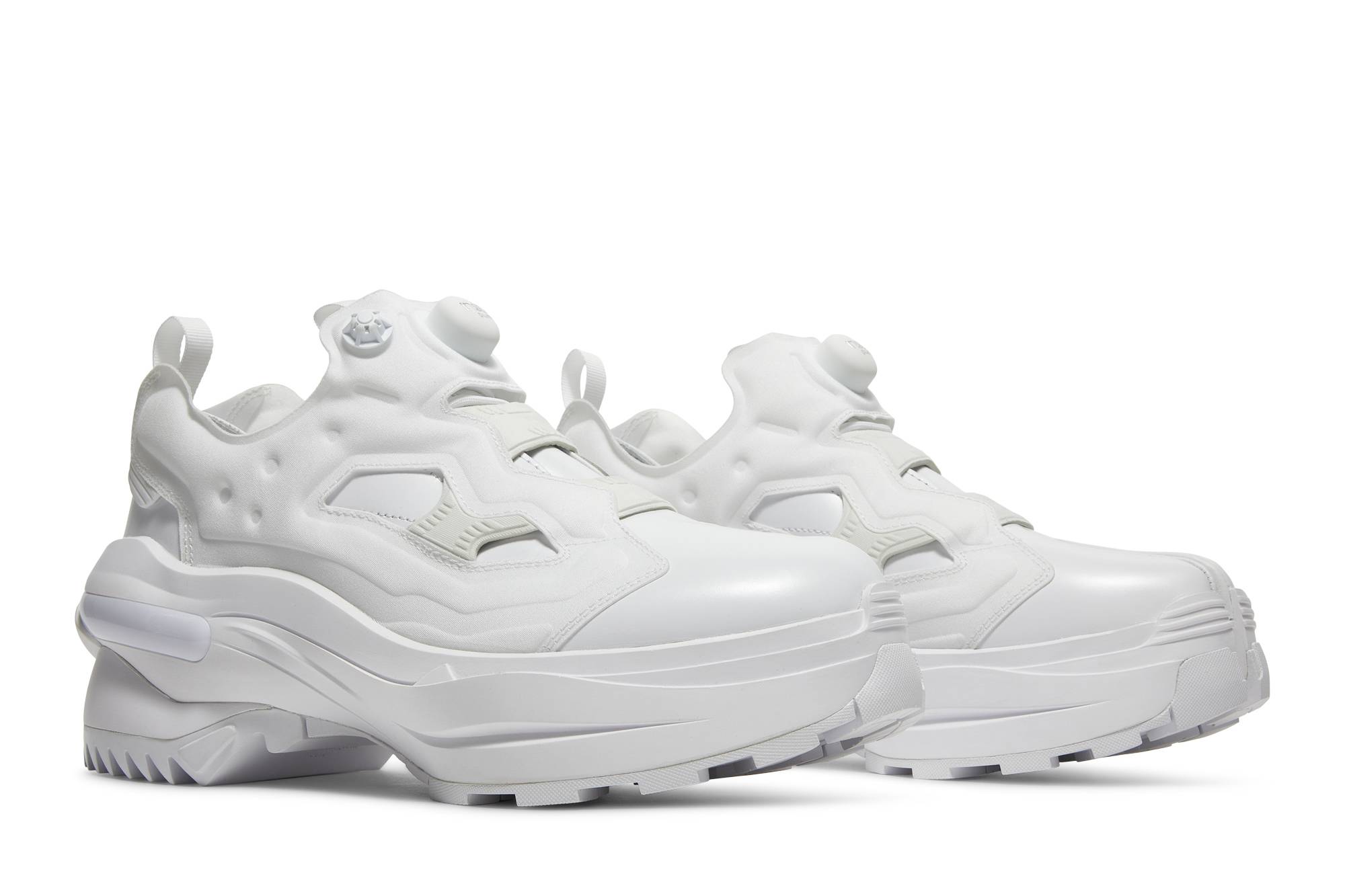 Maison Margiela Reebok Tabi InstaPump Fury Oxford 'White Porcelain' 圖 8