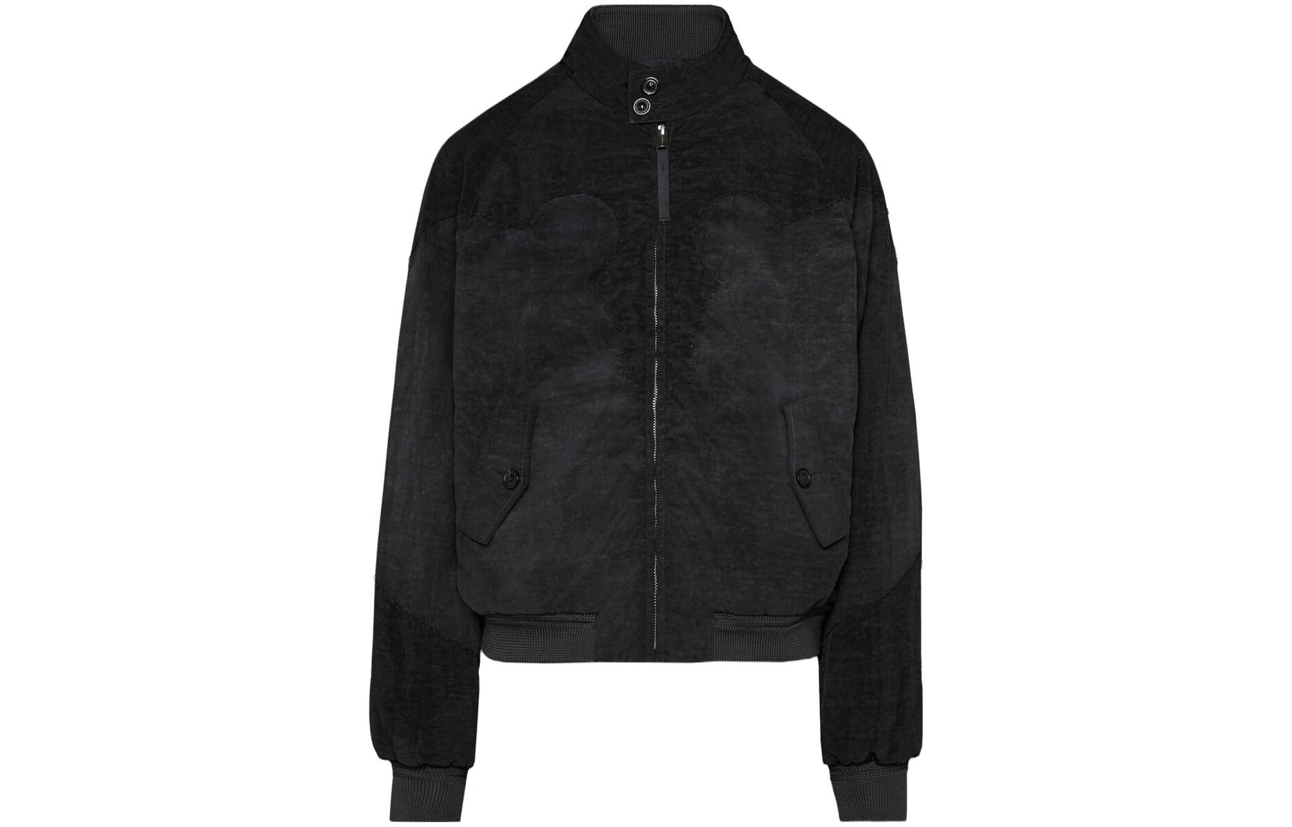 Order Maison Margiela 黑色高领拉链修身帆布夹克 S50AM0603S53735855