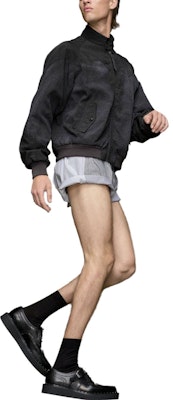 Maison Margiela 黑色高领拉链修身帆布夹克 S50AM0603S53735855 Shop Maison Margiela 黑色高领拉链修身帆布夹克 S50AM0603S53735855