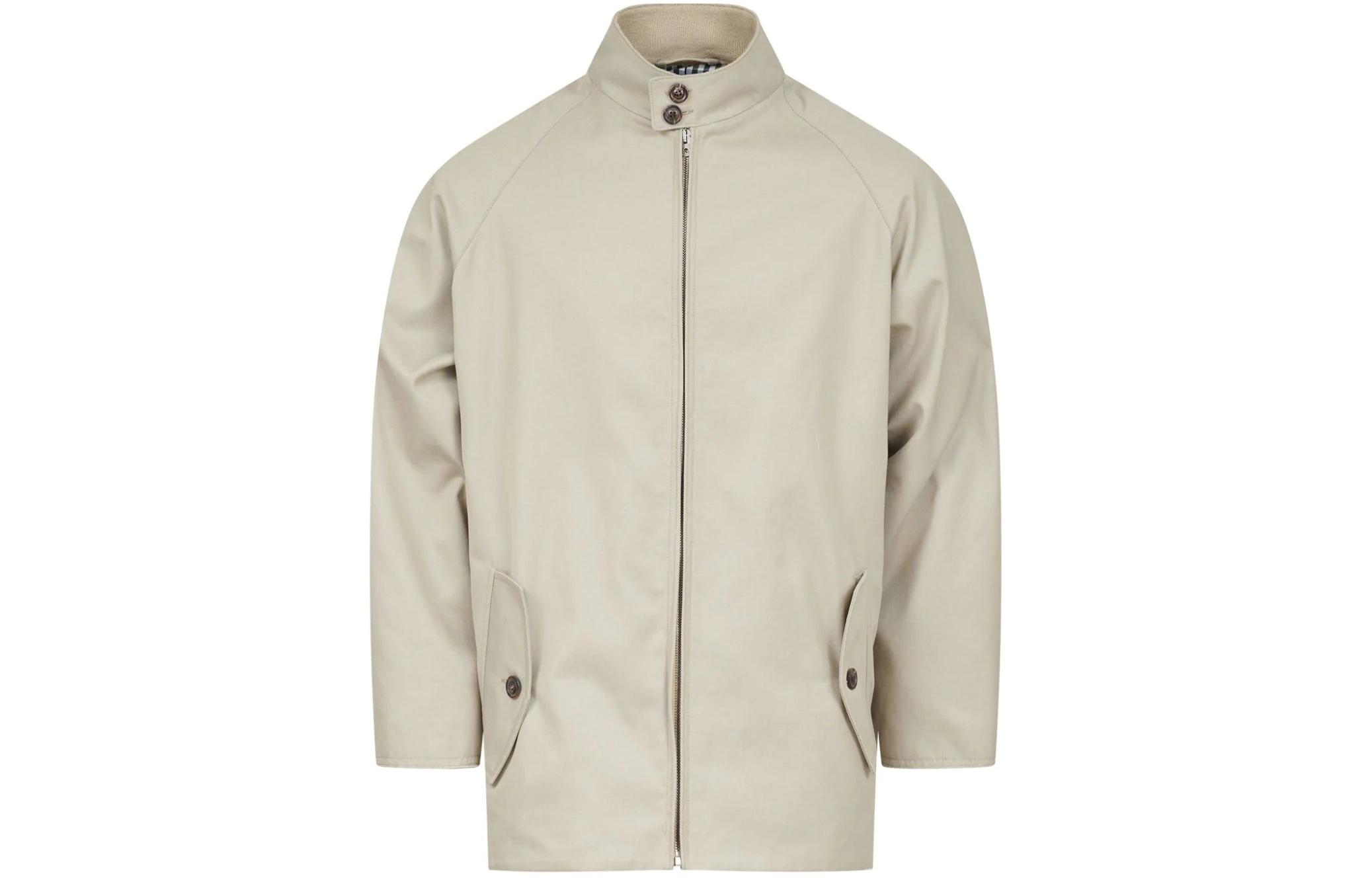 Maison Margiela Zip-Up Stand Collar Loose-Fit Jacket Sand Beige S67AM0075S48086 圖 2