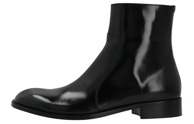 Maison Margiela Zip Leather Ankle Boot 'Black' S37WU0415P3827H8396