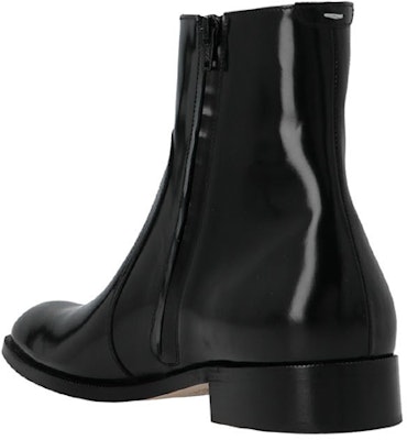 Maison Margiela 黑色拉链皮革踝靴 S37WU0415P3827H8396 Order Maison Margiela 黑色拉链皮革踝靴 S37WU0415P3827H8396