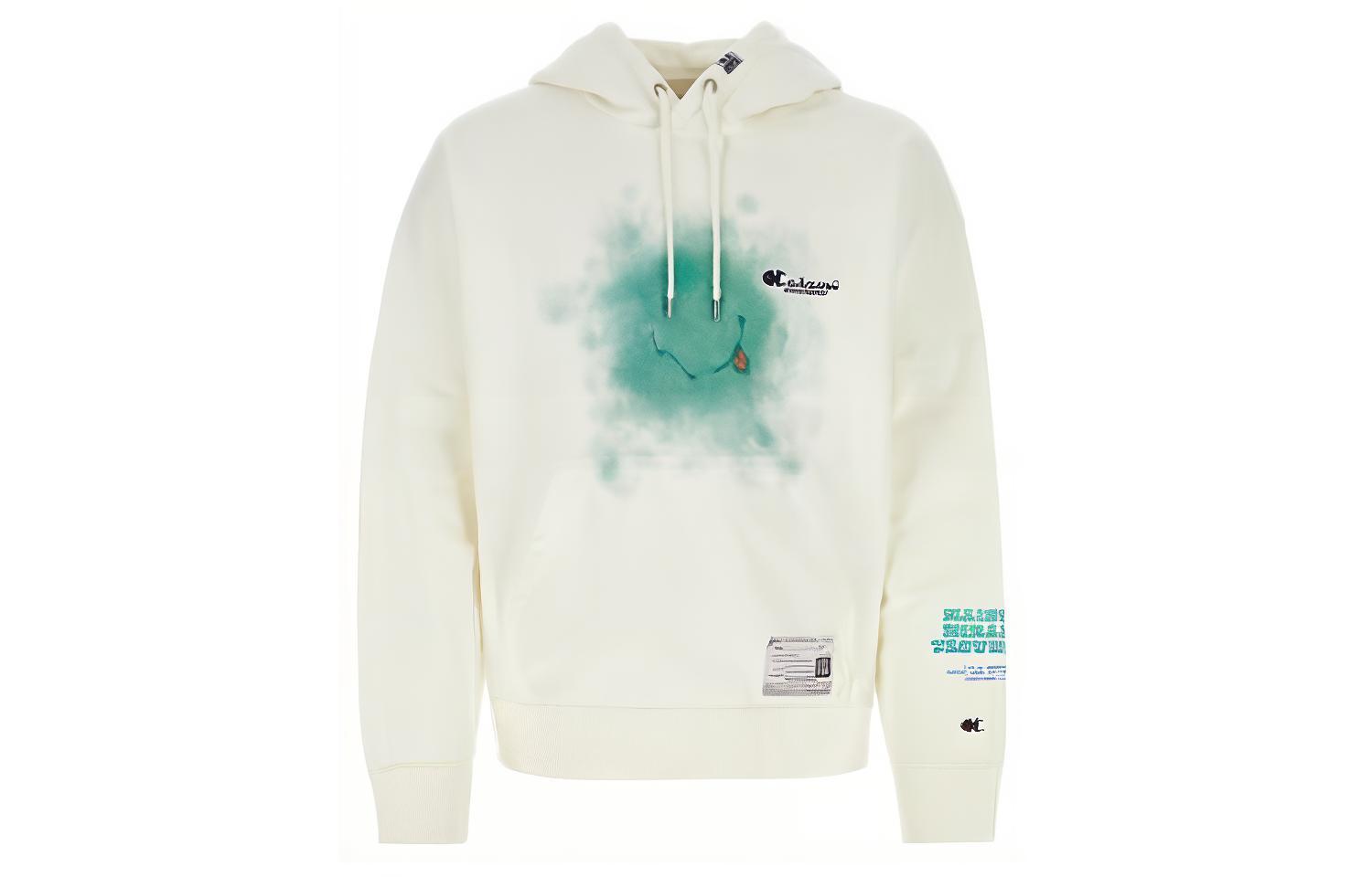 Maison Mihara Yasuhiro  White Hoodie Casual Comfortable Long Sleeve Pullover A10HD721-WHITE 圖 2