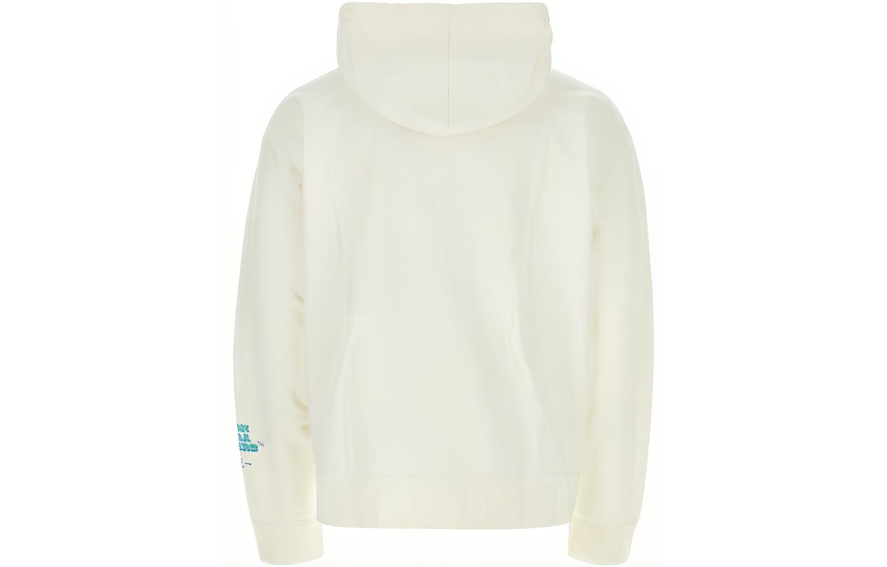 Maison Mihara Yasuhiro  White Hoodie Casual Comfortable Long Sleeve Pullover A10HD721-WHITE 圖 3