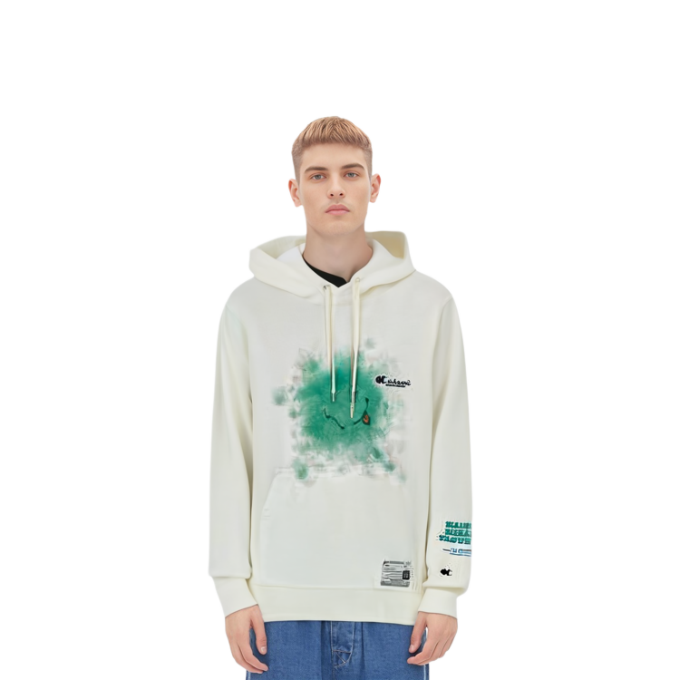 Maison Mihara Yasuhiro  White Hoodie Casual Comfortable Long Sleeve Pullover A10HD721-WHITE 圖 4