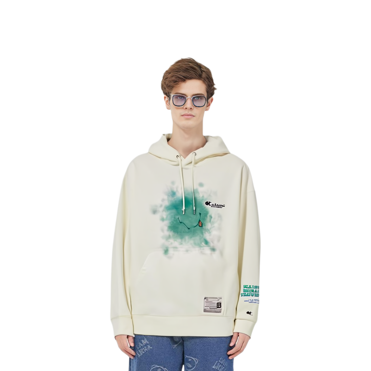 Maison Mihara Yasuhiro  White Hoodie Casual Comfortable Long Sleeve Pullover A10HD721-WHITE 圖 5