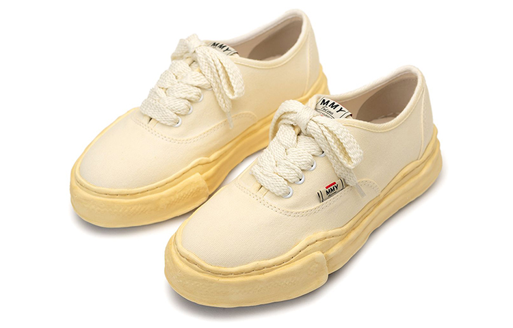 Cheap MIHARA YASUHIRO 三原康裕 Baker 帆布 百搭系帶 低幫 板鞋 男女同款