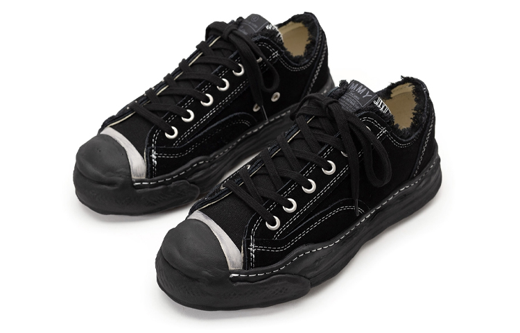 Lookbook MAISON MIHARA YASUHIRO BED J.W. FORD X HANK CANVAS LOW 'HITAM' C08FW704