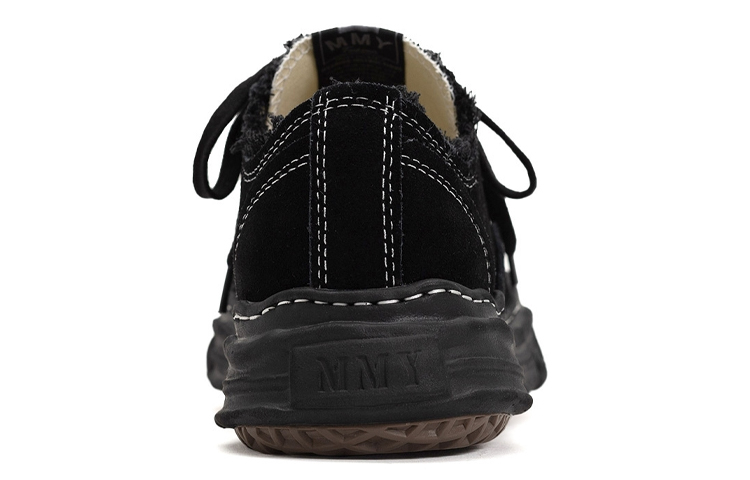 Shop MAISON MIHARA YASUHIRO BED J.W. FORD X HANK CANVAS LOW 'HITAM' C08FW704