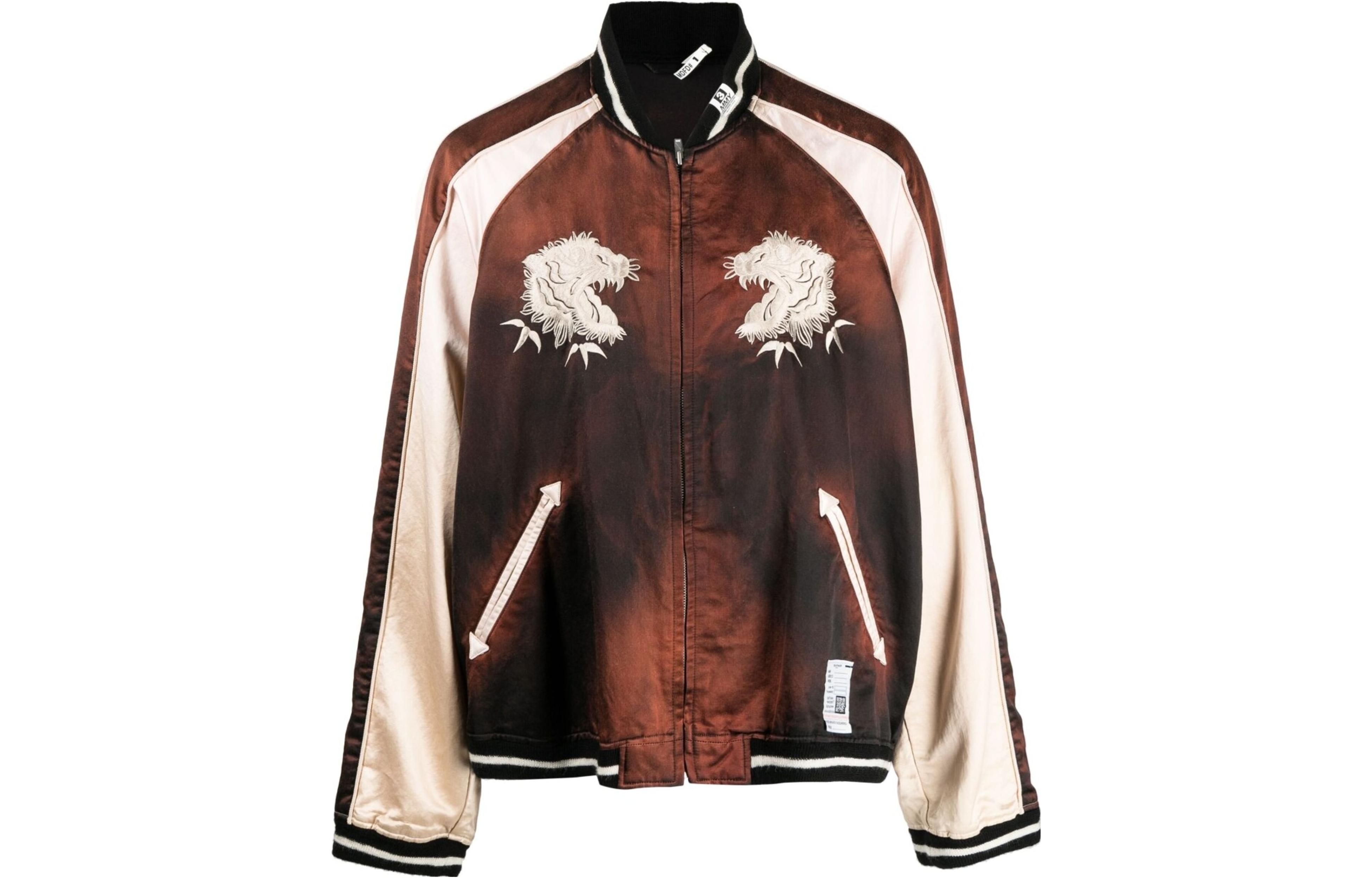 Maison Mihara Yasuhiro Black Crewneck Logo Print Long Sleeve Sweatshirt Men A09PO611-BLACK