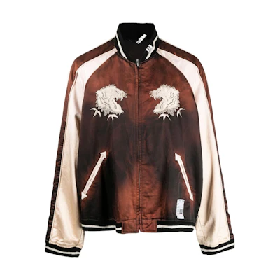 Maison Mihara Yasuhiro Black Crewneck Logo Print Long Sleeve Sweatshirt Men A09PO611-BLACK