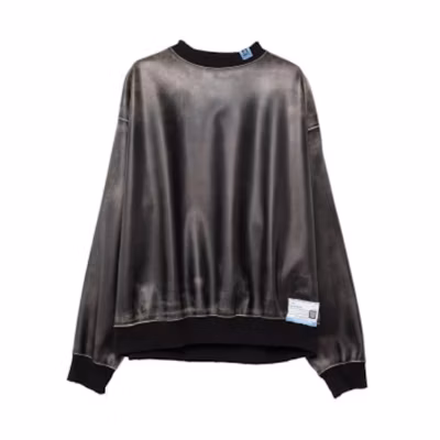 Maison Mihara Yasuhiro Black Graffiti Print Hoodie Long Sleeve J10HD512BLACK